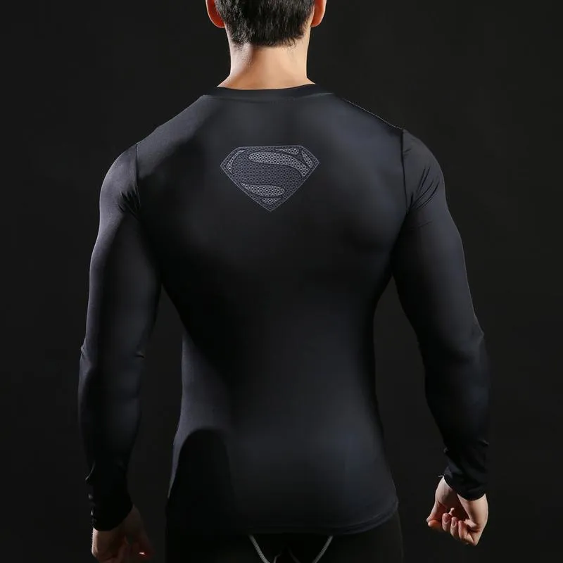 Anime 3D Printed Tshirts Men Compression Shirts Long Sleeve Tops Fitness T-shirts Novelty Slim Tights Tee Male Cosplay Costume