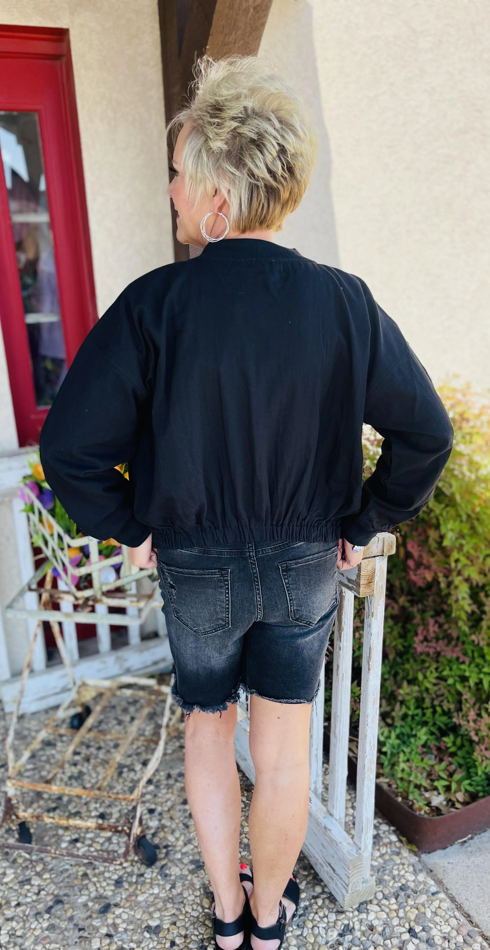 Black Zip Up Jacket