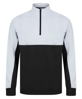Black/White - Kids ¼-tracksuit top