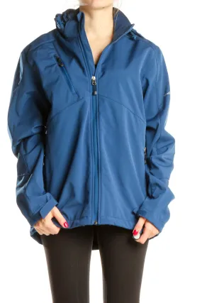 Blue Rain Jacket