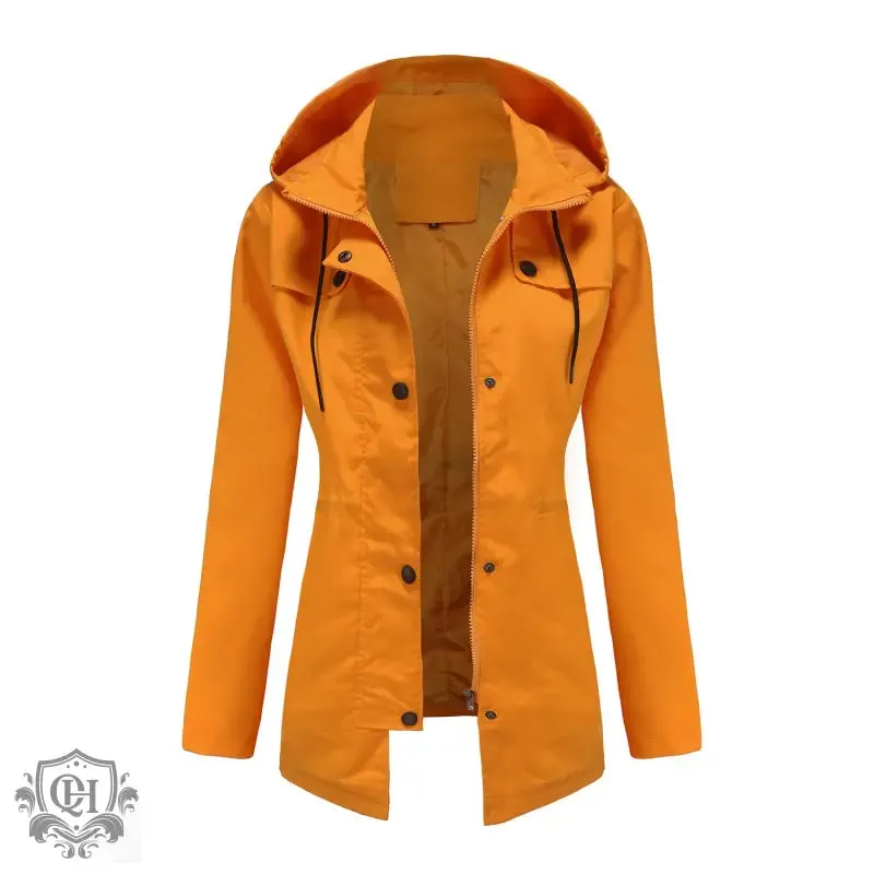 Casual Hooded Zipper Coat