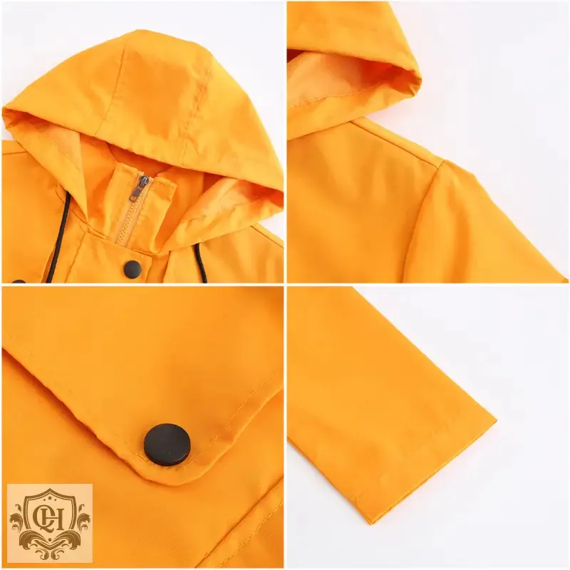 Casual Hooded Zipper Coat