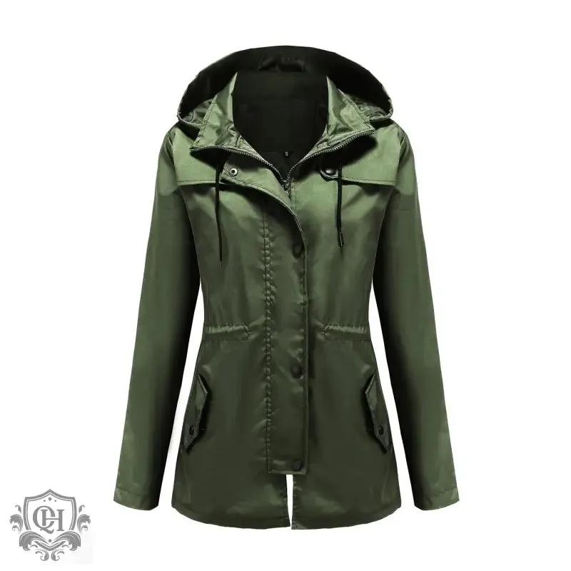 Casual Hooded Zipper Coat