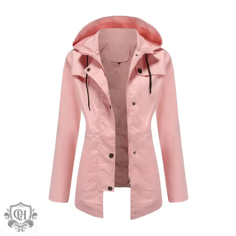 Casual Hooded Zipper Coat