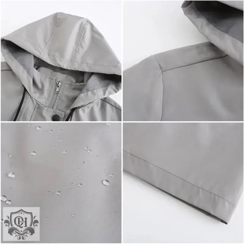 Casual Hooded Zipper Coat