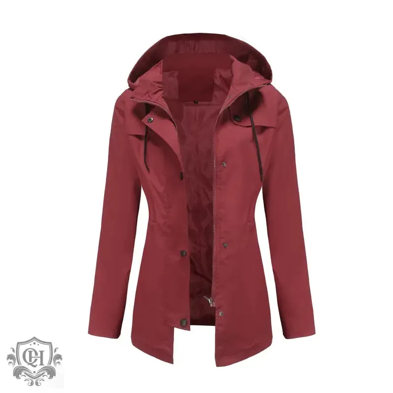 Casual Hooded Zipper Coat