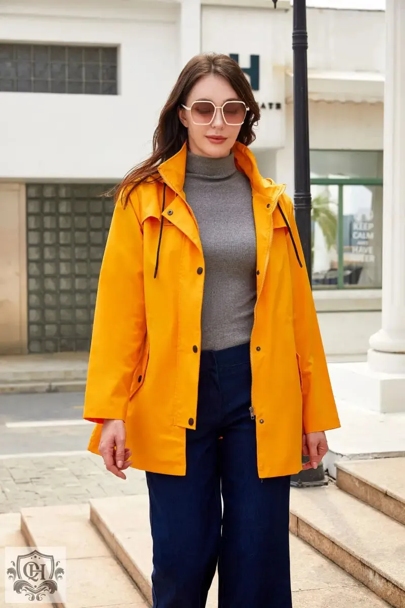 Casual Hooded Zipper Coat