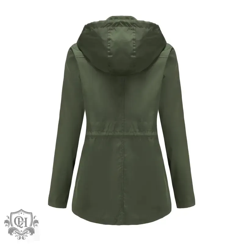 Casual Hooded Zipper Coat