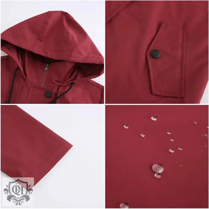 Casual Hooded Zipper Coat