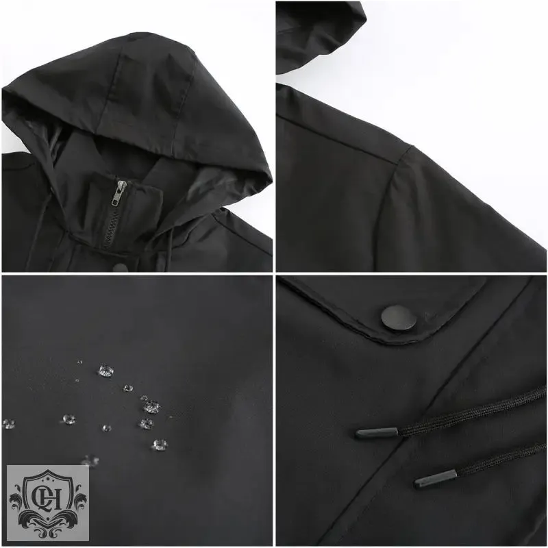 Casual Hooded Zipper Coat