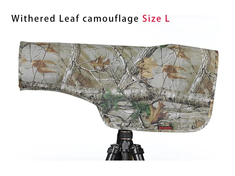 CHASING BIRDS Lens long focal lens rain coat camouflage and waterproof rain cover for camera and lenses Sunscreen and UV protect