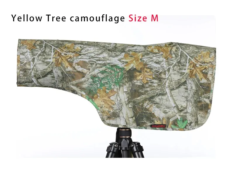 CHASING BIRDS Lens long focal lens rain coat camouflage and waterproof rain cover for camera and lenses Sunscreen and UV protect