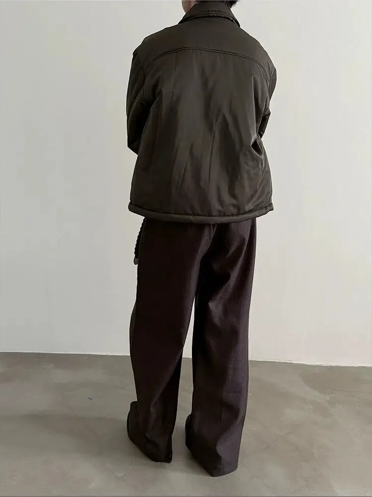 Cotton Padded Bomber Jacket