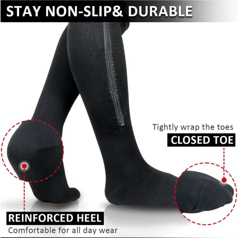 Cuzcare Unisex Socks Breathable Comfortable Elastic High Heel Compression Running Socks