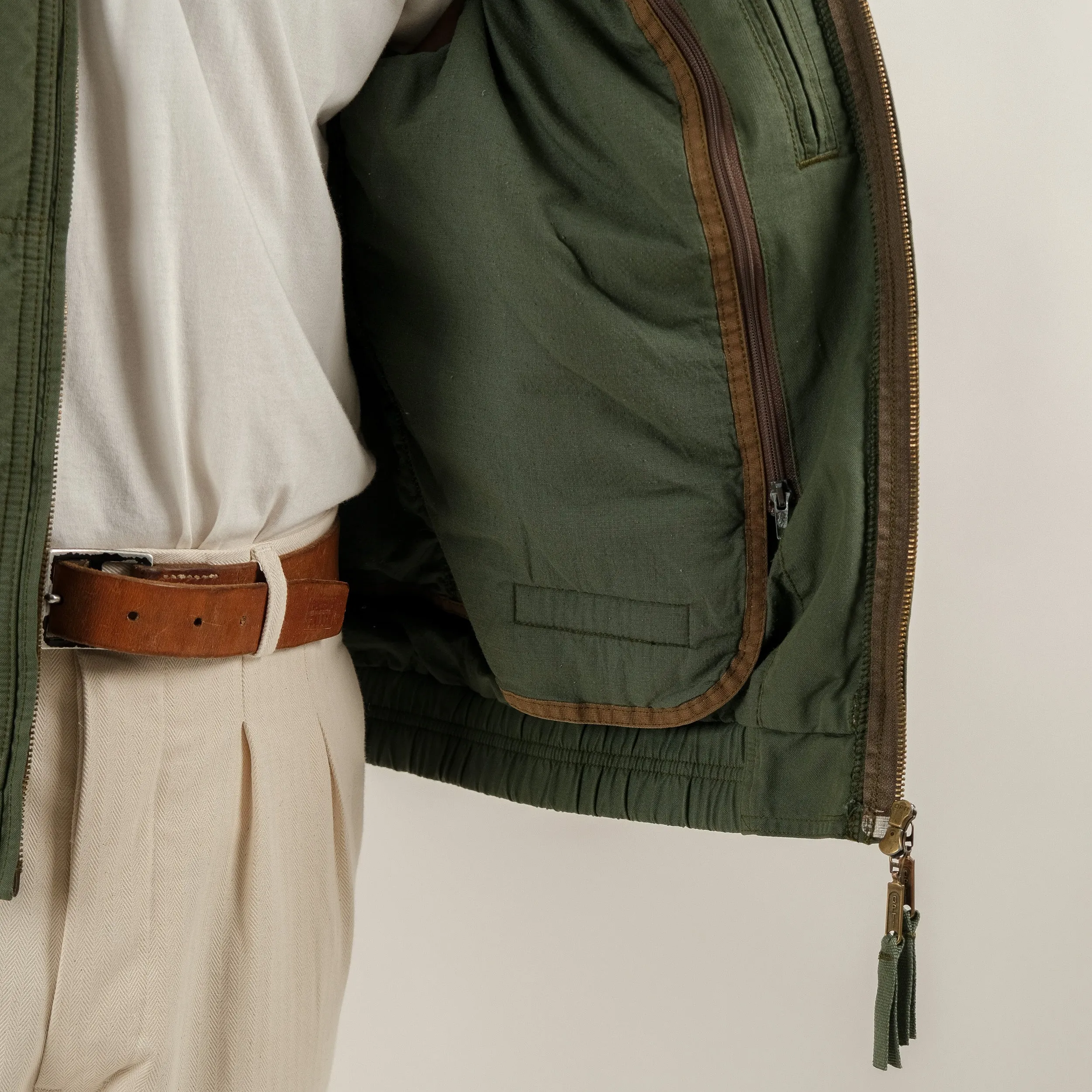 CZ OLIVE UTILITY PILOT JACKET