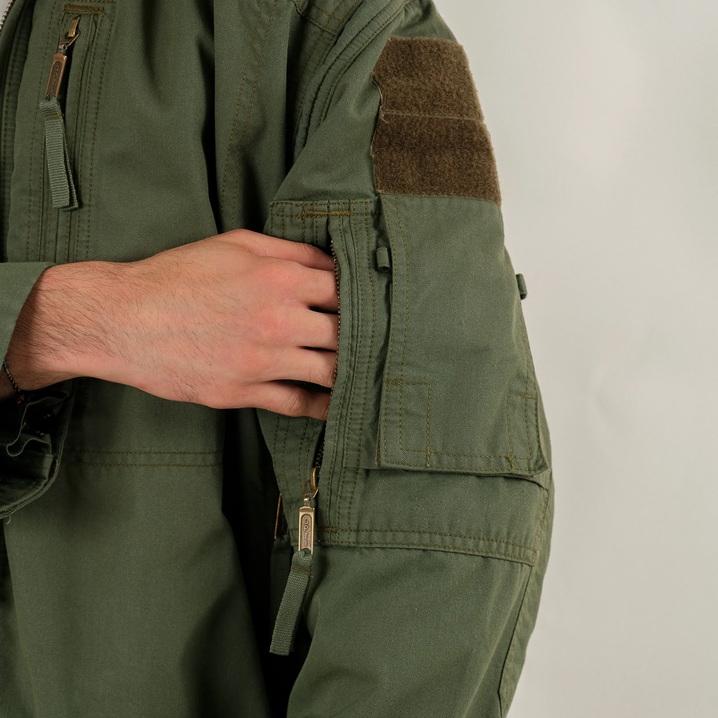 CZ OLIVE UTILITY PILOT JACKET