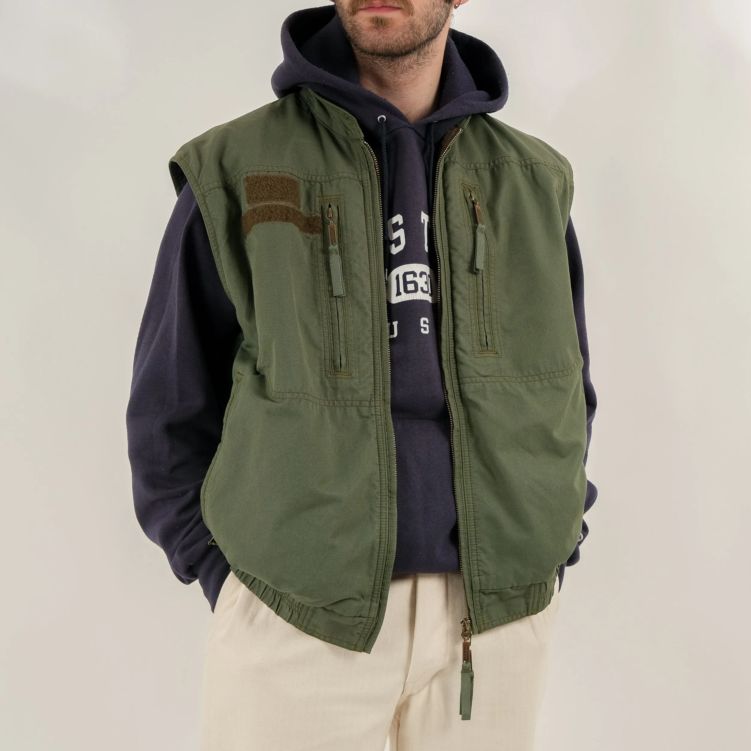 CZ OLIVE UTILITY PILOT JACKET
