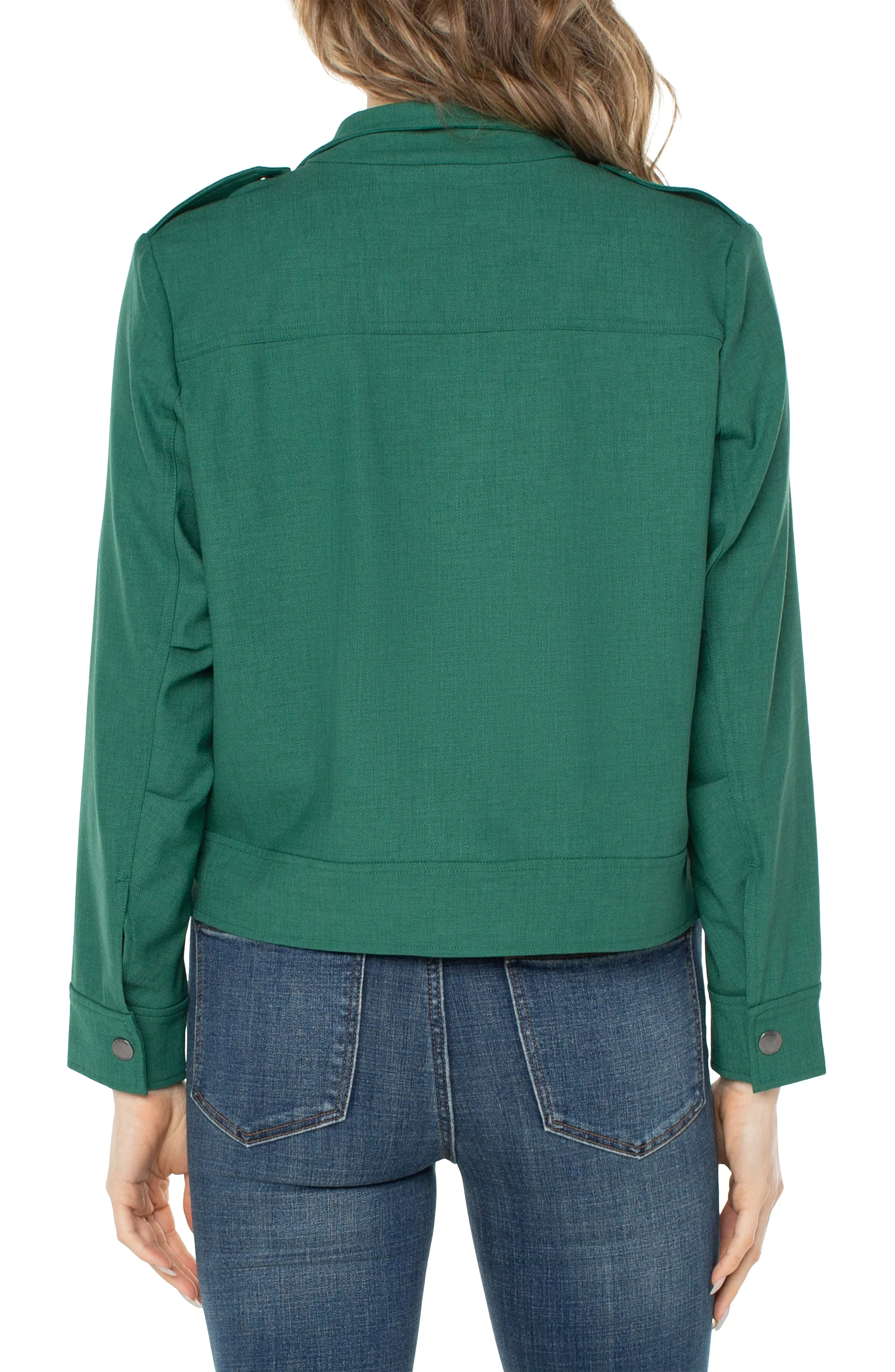 Liverpool Utility Crop Jacket (Serpentine)