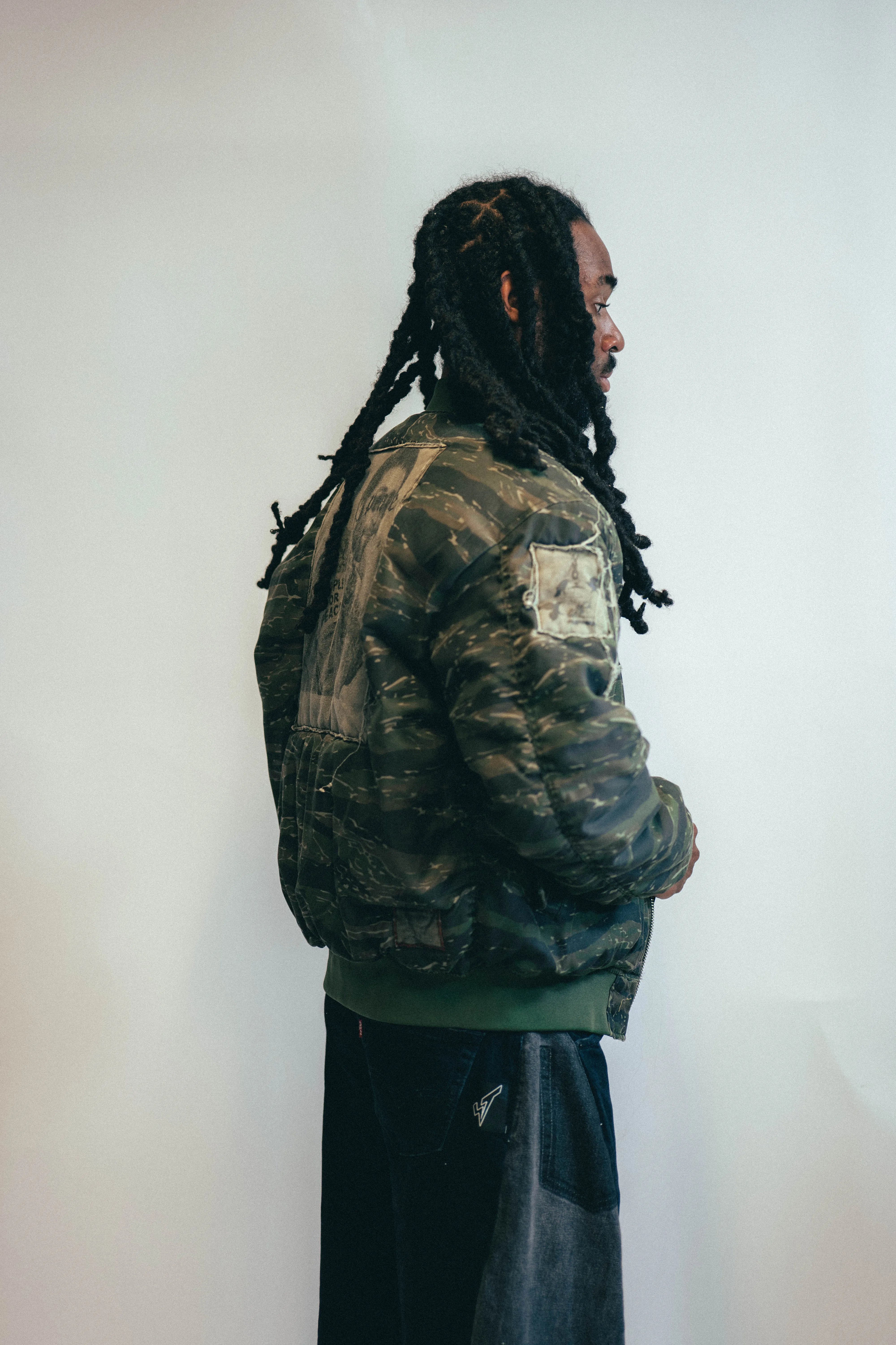 MA 1 Patched Bomber in Tiger Camo