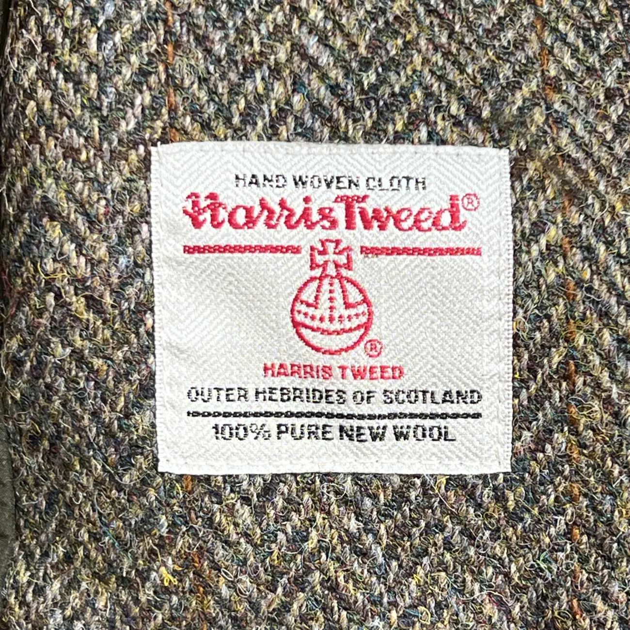 Mantel aus Harris Tweed - Braun