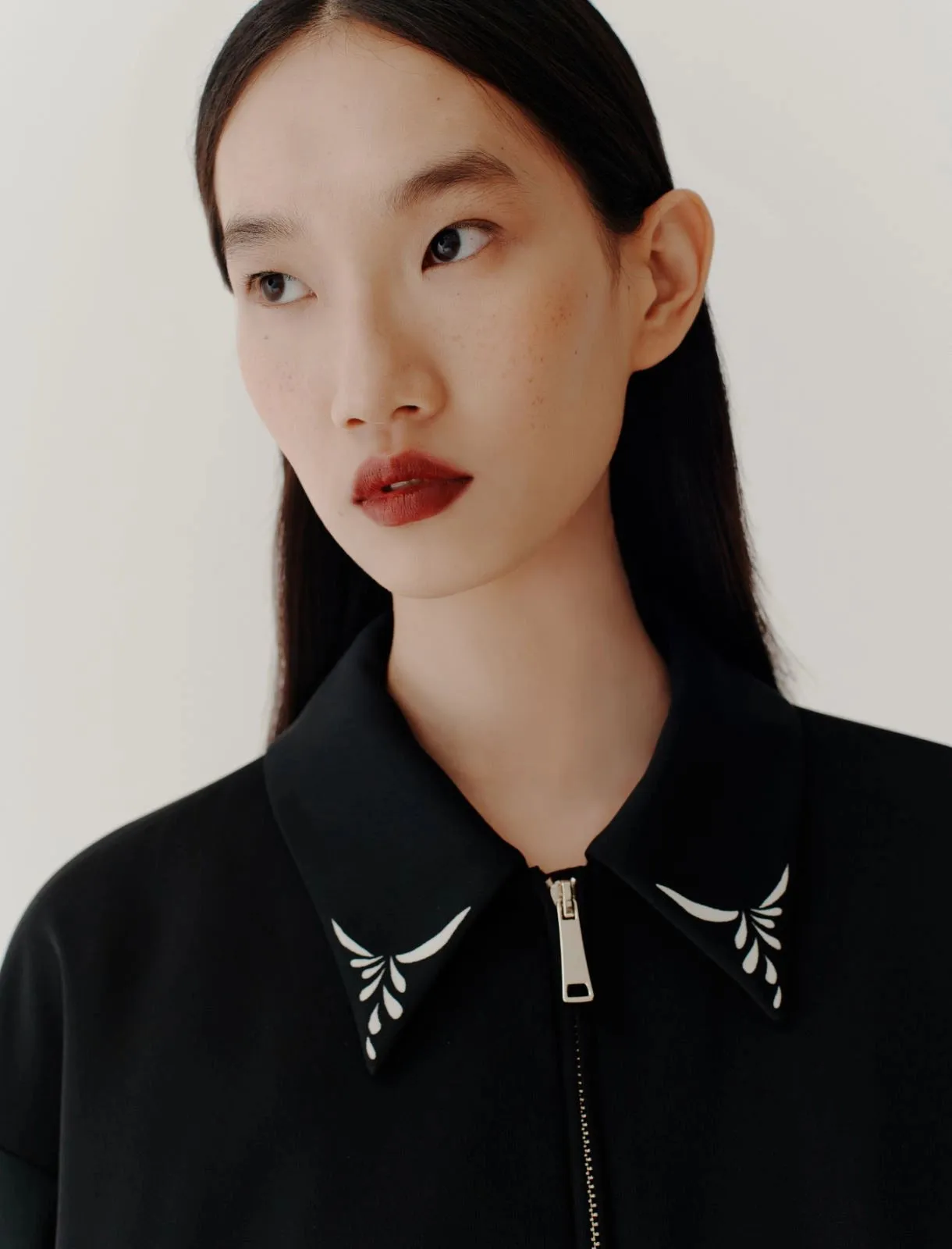 MARELLA Satin Bomber Black Jacket