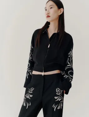 MARELLA Satin Bomber Black Jacket