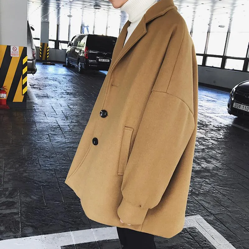 Men's Winter Casual Woolen Coat
