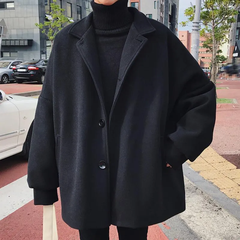 Men's Winter Casual Woolen Coat