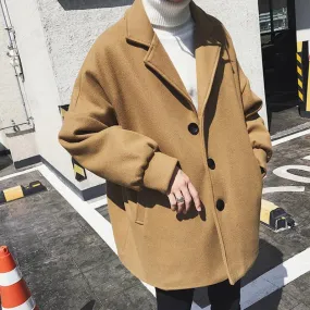 Men's Winter Casual Woolen Coat
