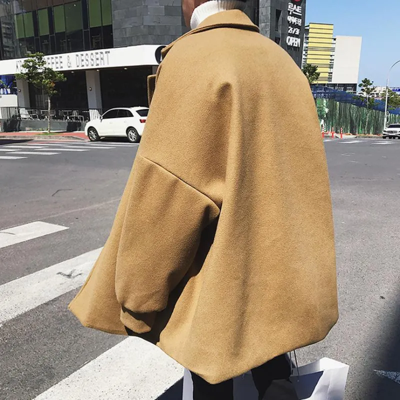 Men's Winter Casual Woolen Coat