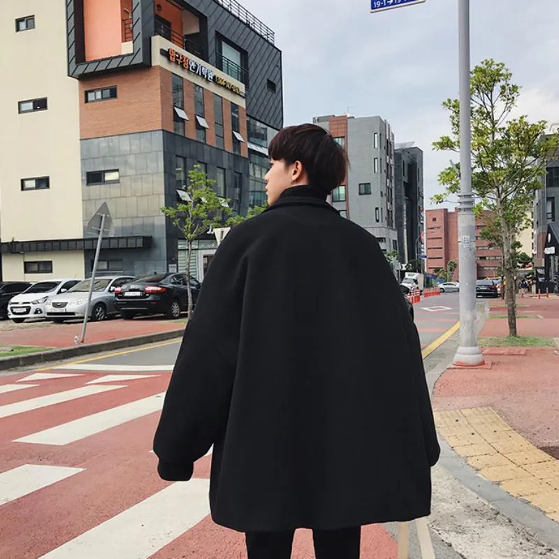Men's Winter Casual Woolen Coat