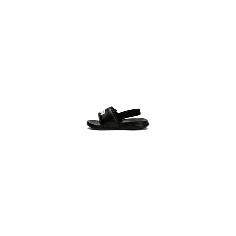 PUMA Infants Popcat 20 Backstrap AC - Black / White