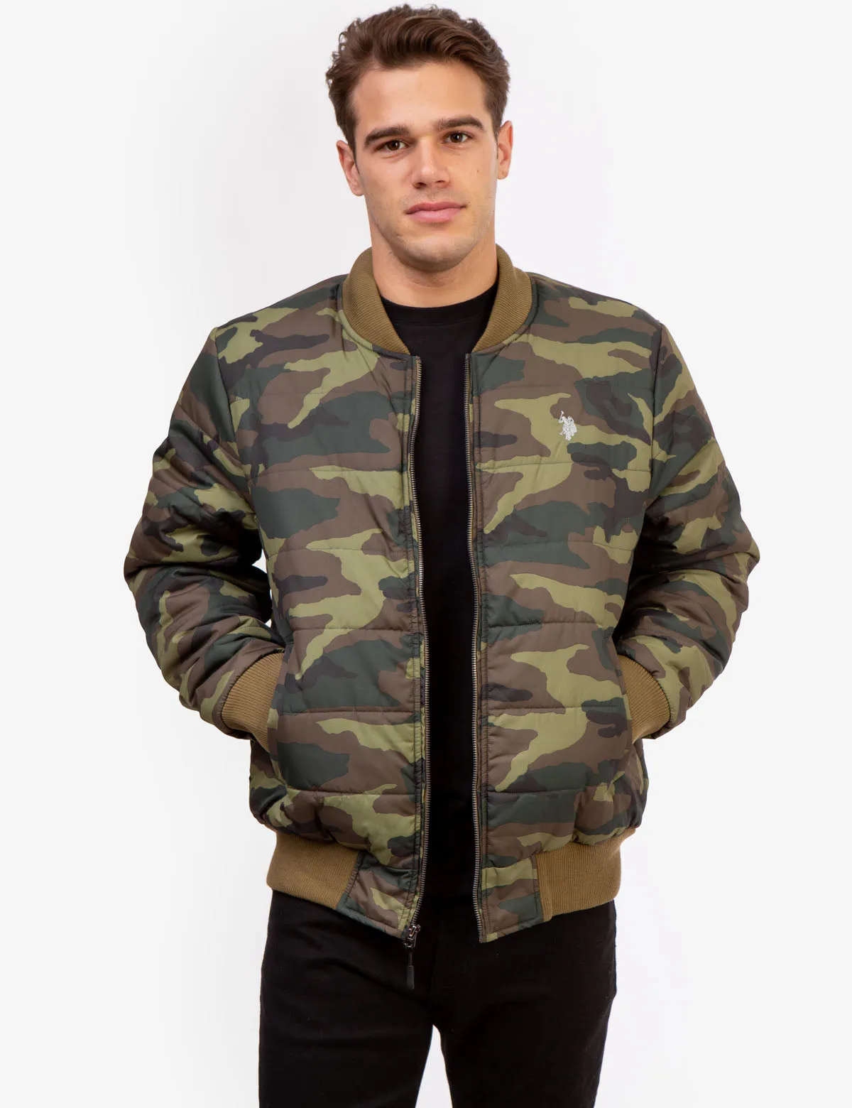 QUILTED BOMBER JACKET