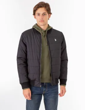 QUILTED BOMBER JACKET