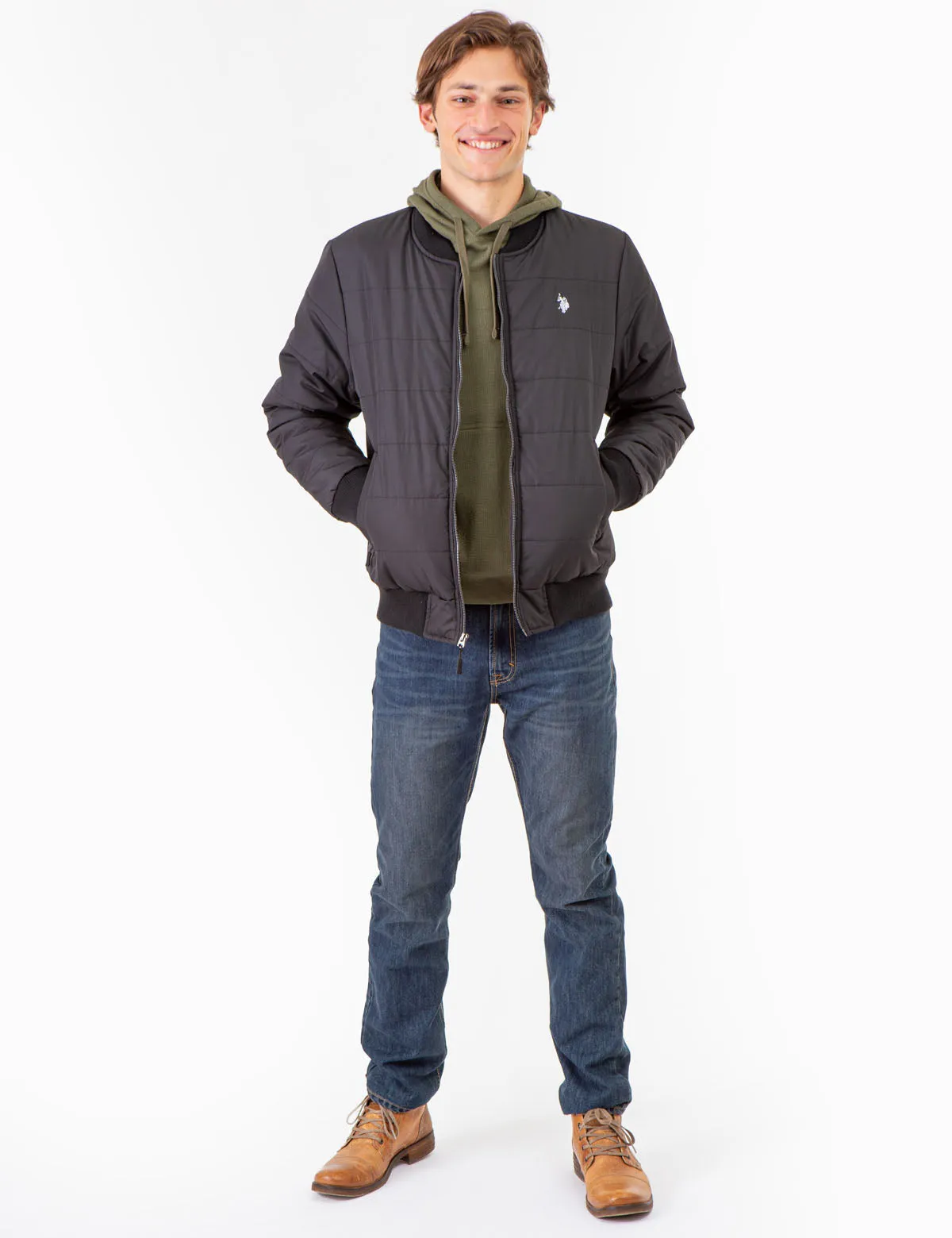 QUILTED BOMBER JACKET