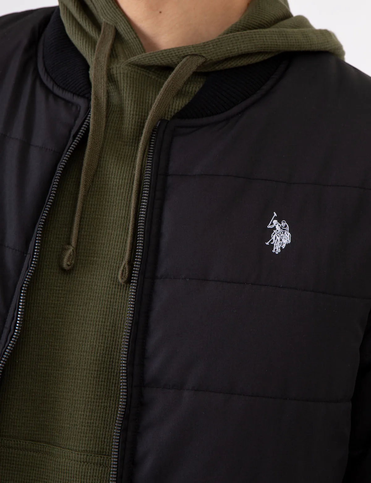 QUILTED BOMBER JACKET