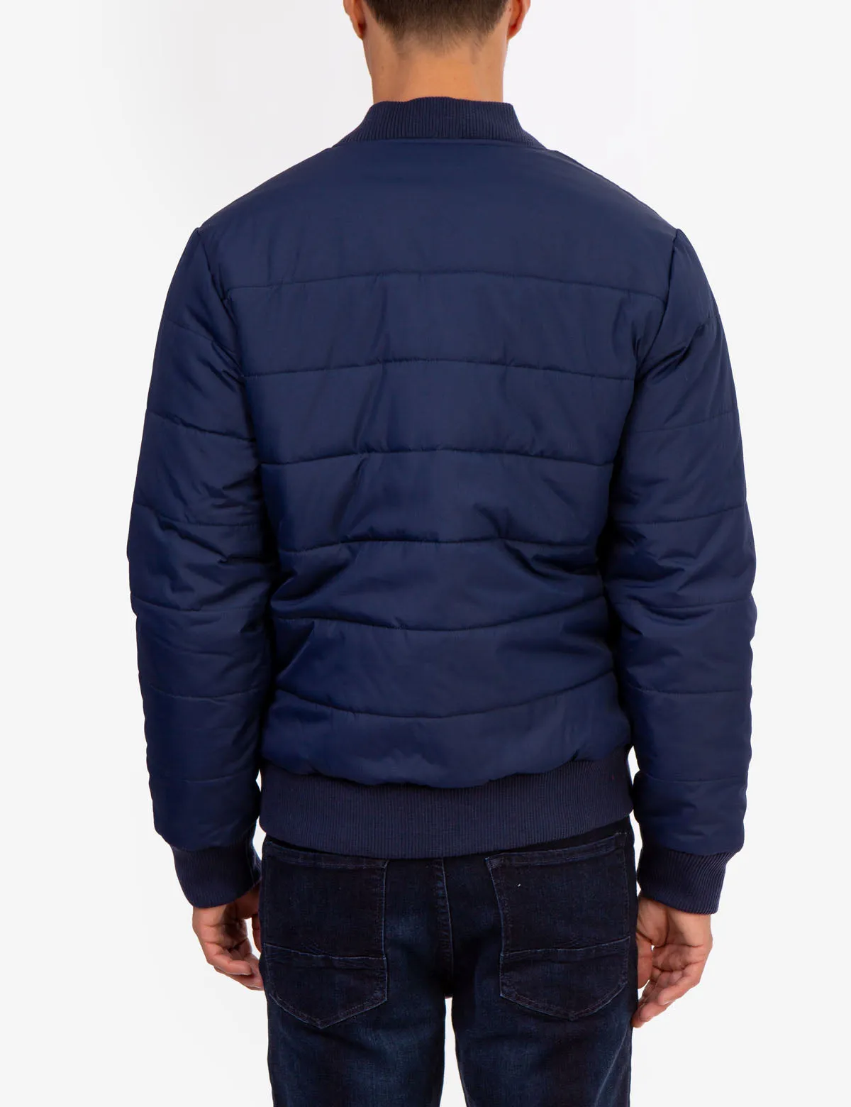 QUILTED BOMBER JACKET