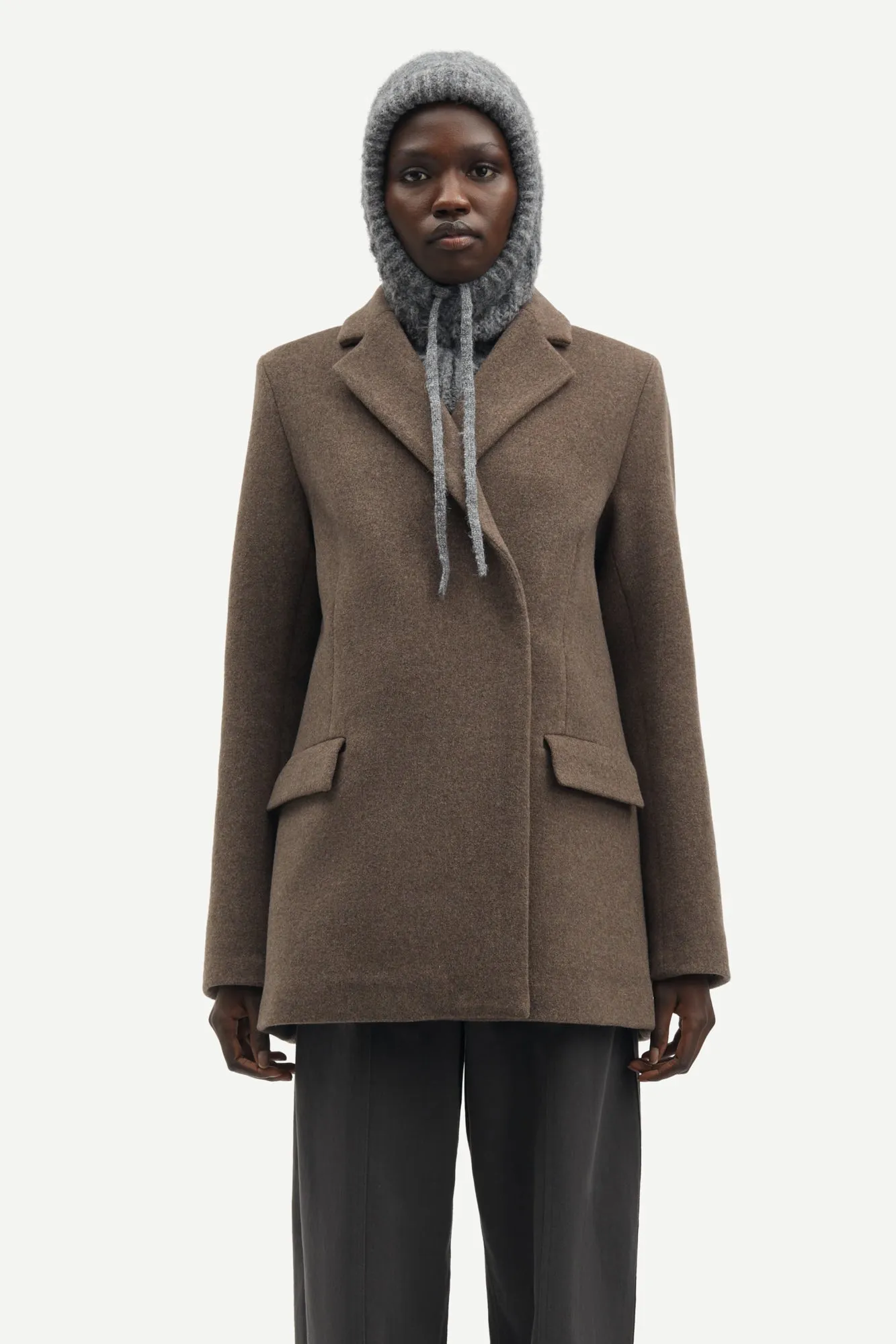 Safalconi Major Brown Wool Jacket
