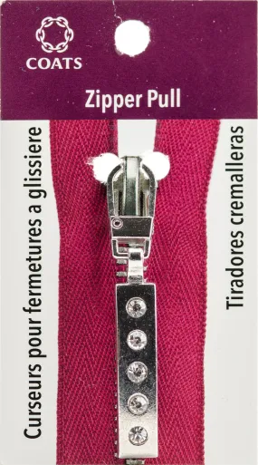 Silver Bar-Zipper Pulls Coats