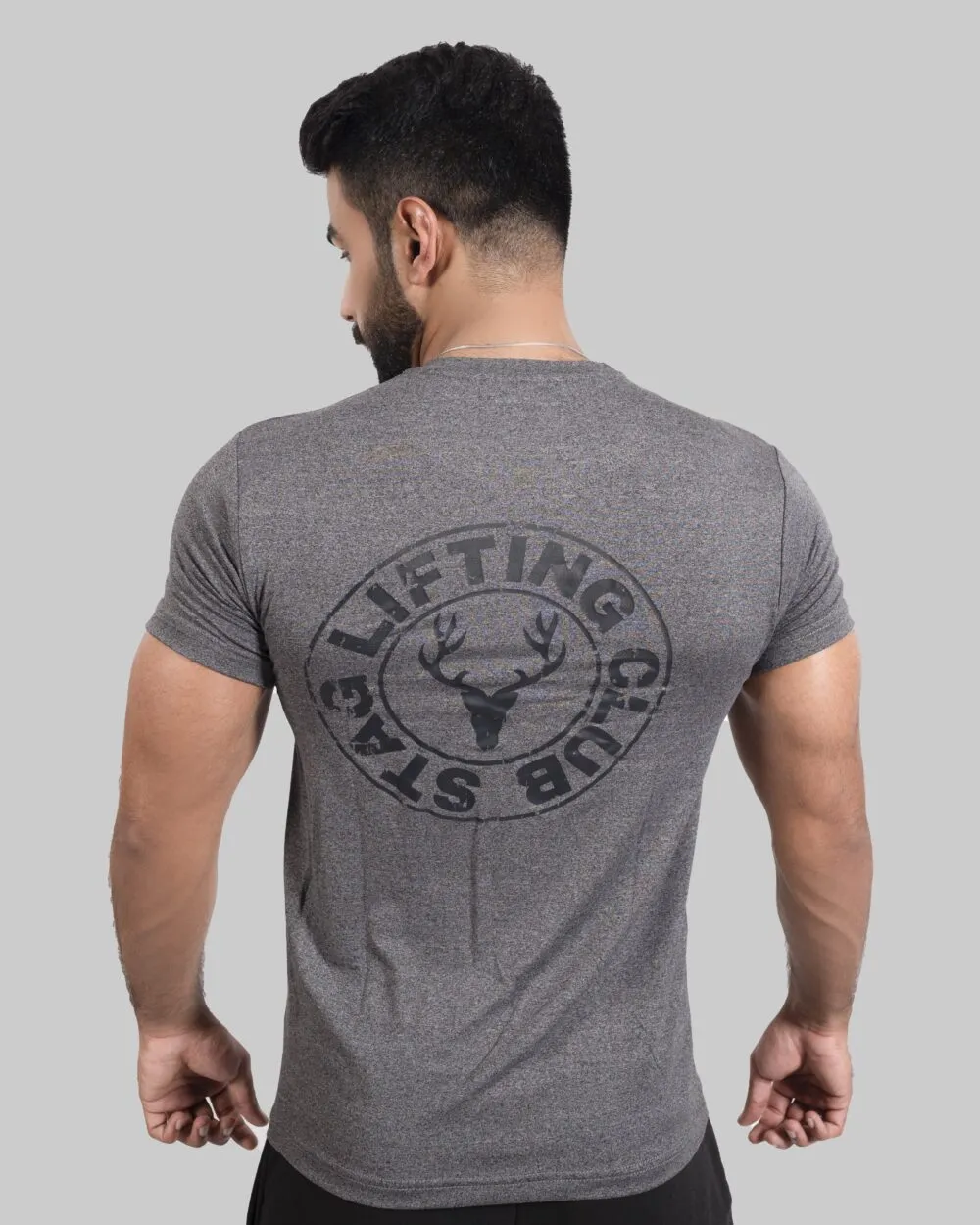 Stag Lifting Club Dri-Fit Tee (GREY)
