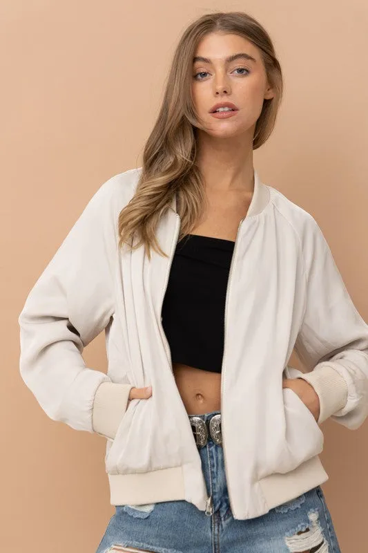Stake Out Reversible Satin Paisley Bomber Jacket