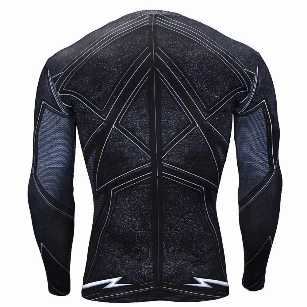 Superhero Compression T-Shirts - Men's Crew Neck - The Flash