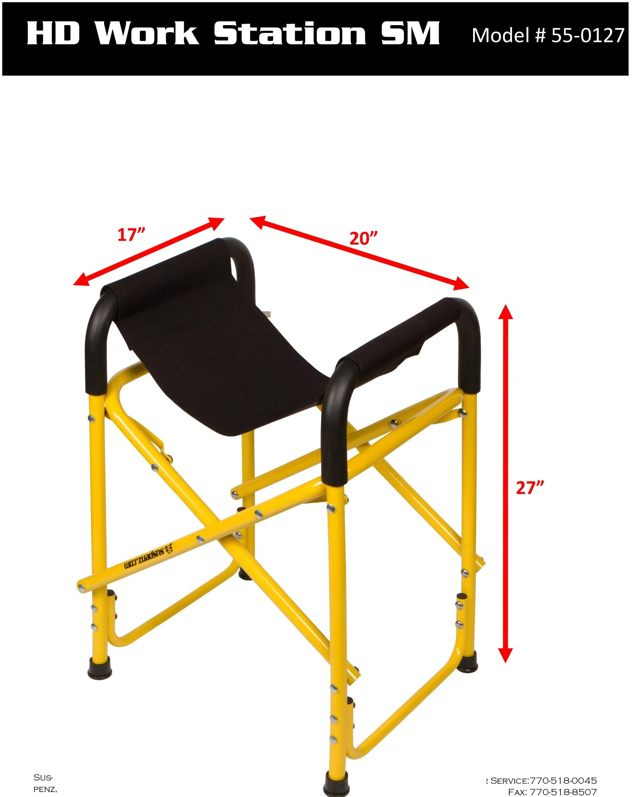 SUSPENZ HEAVY DUTY WORK STATION SMALL 27"