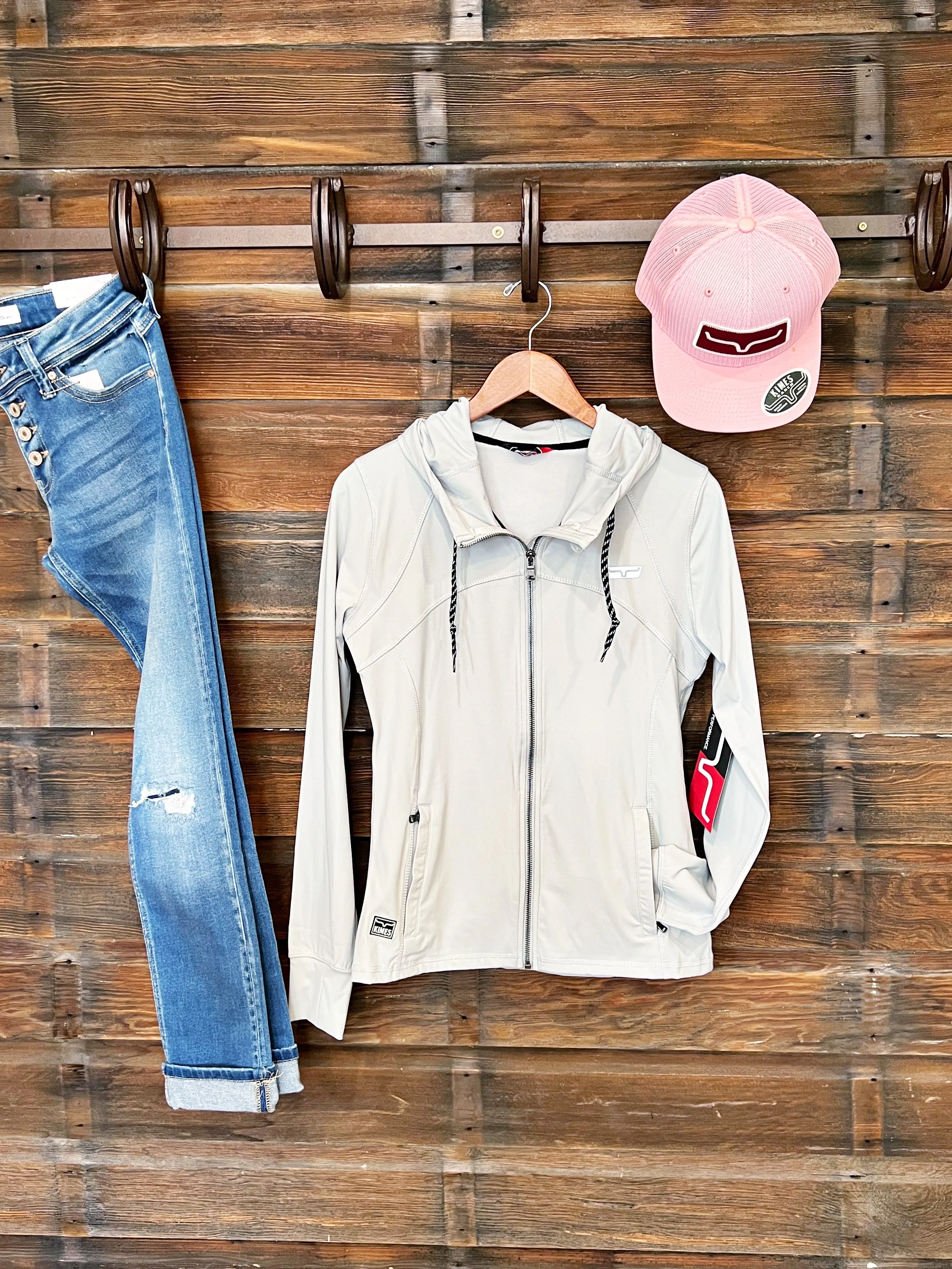 The Laredo Zip Up in Grey