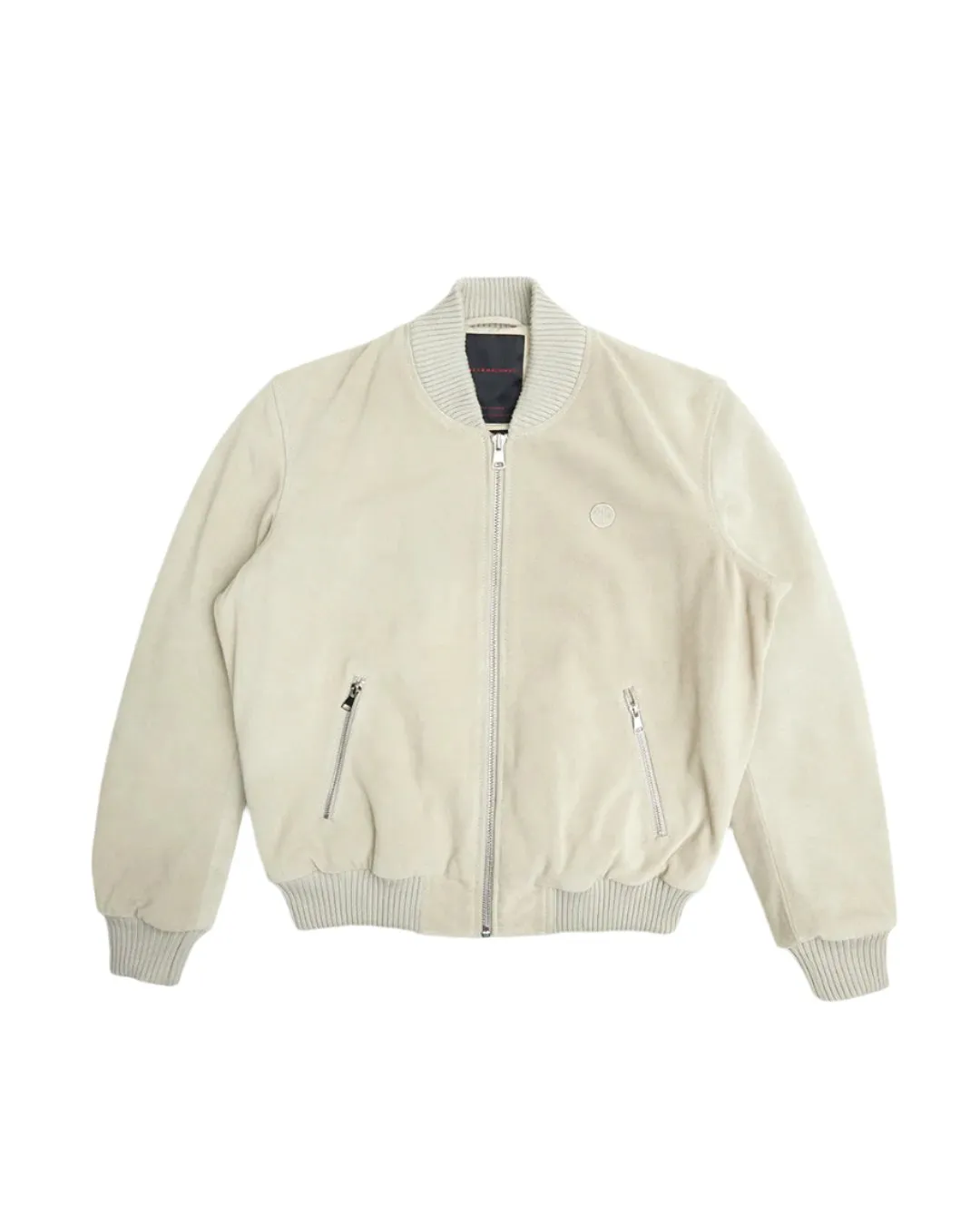 Thunder Suede Bomber - Dirty White