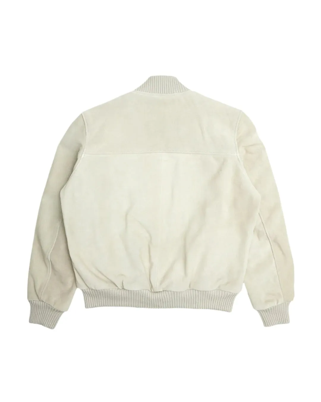 Thunder Suede Bomber - Dirty White