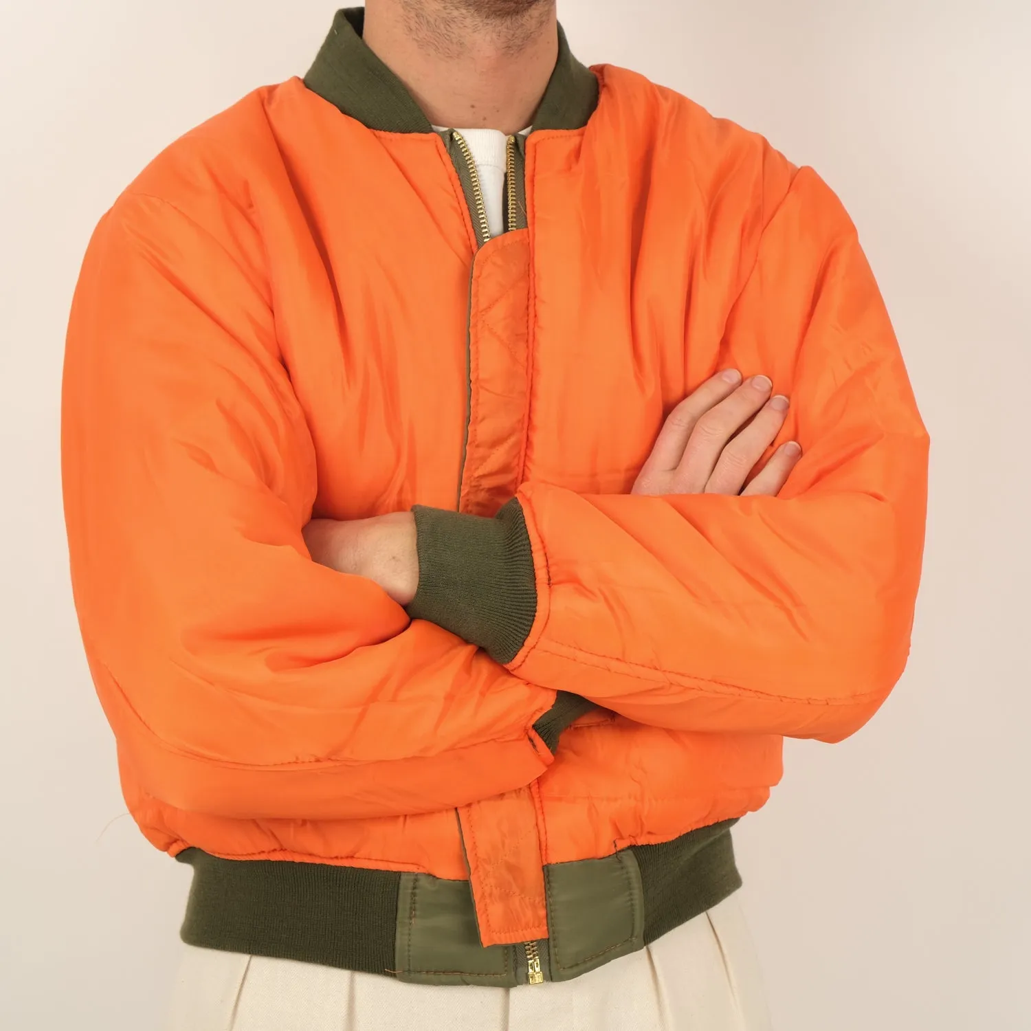 USA BOMBER MA1 GREEN