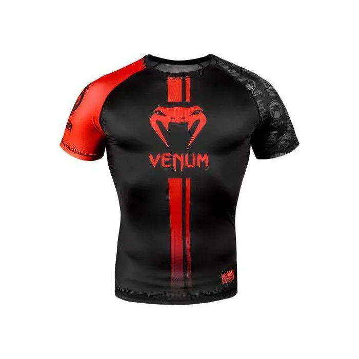 VENUM-03450 LOGOS MMA Muay Thai Boxing Rashguard Compression T-shirt - SHORT SLEEVES XS-XXL 4 Colours