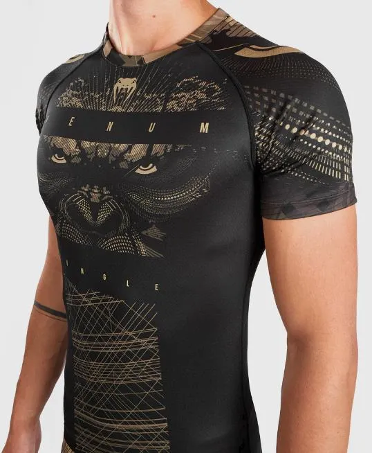 VENUM-05077-228 Gorilla Jungle MMA Muay Thai Boxing Rashguard Compression T-shirt Size M-XL Black Sand