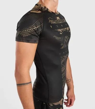 VENUM-05077-228 Gorilla Jungle MMA Muay Thai Boxing Rashguard Compression T-shirt Size M-XL Black Sand